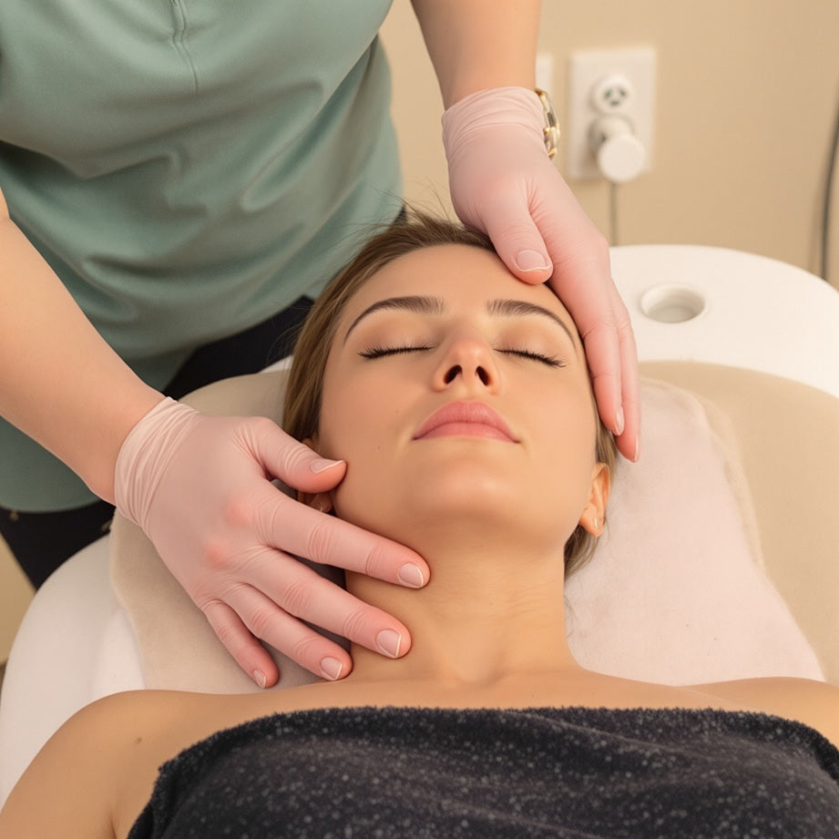 What does a lymphatic drainage machine do?