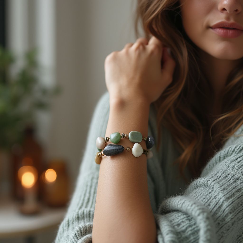 How do you make your own aromatherapy oil bracelet?