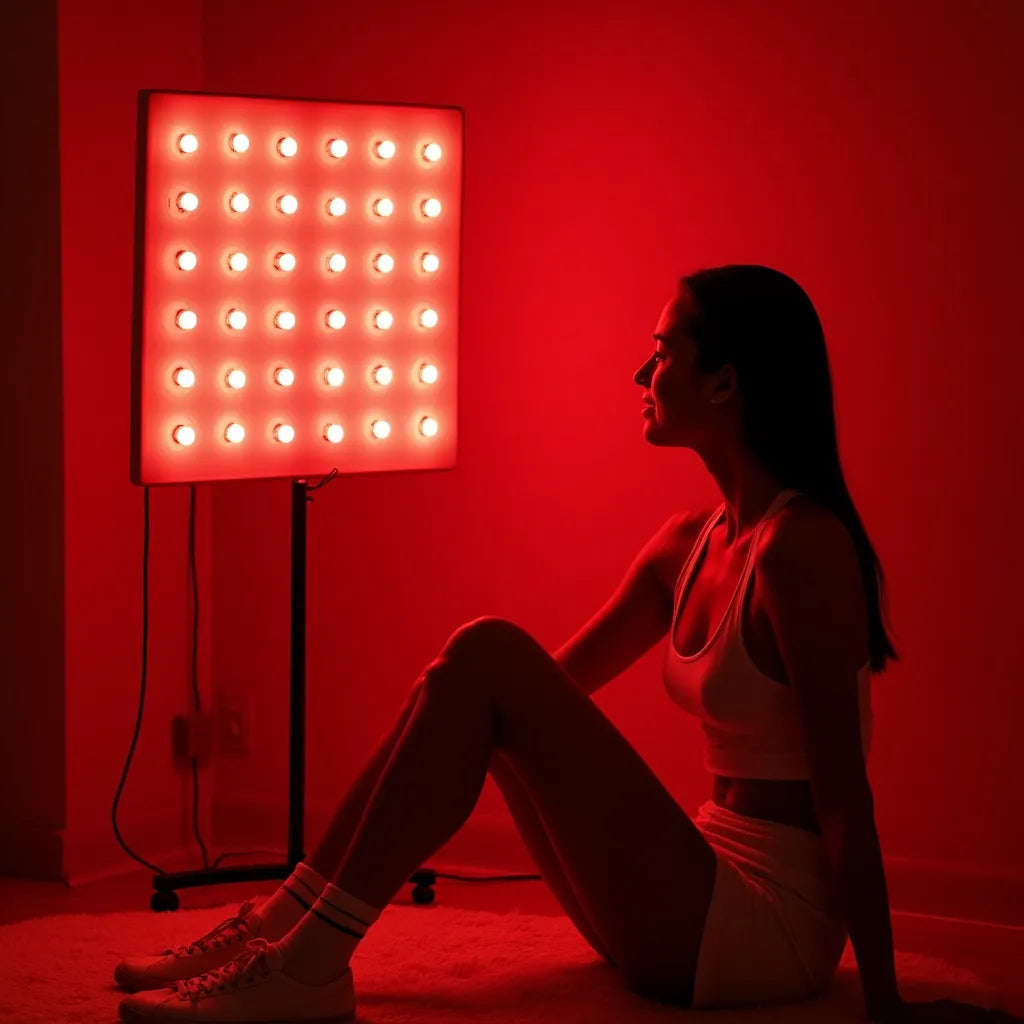 How to create a full body red light therapy area at home?