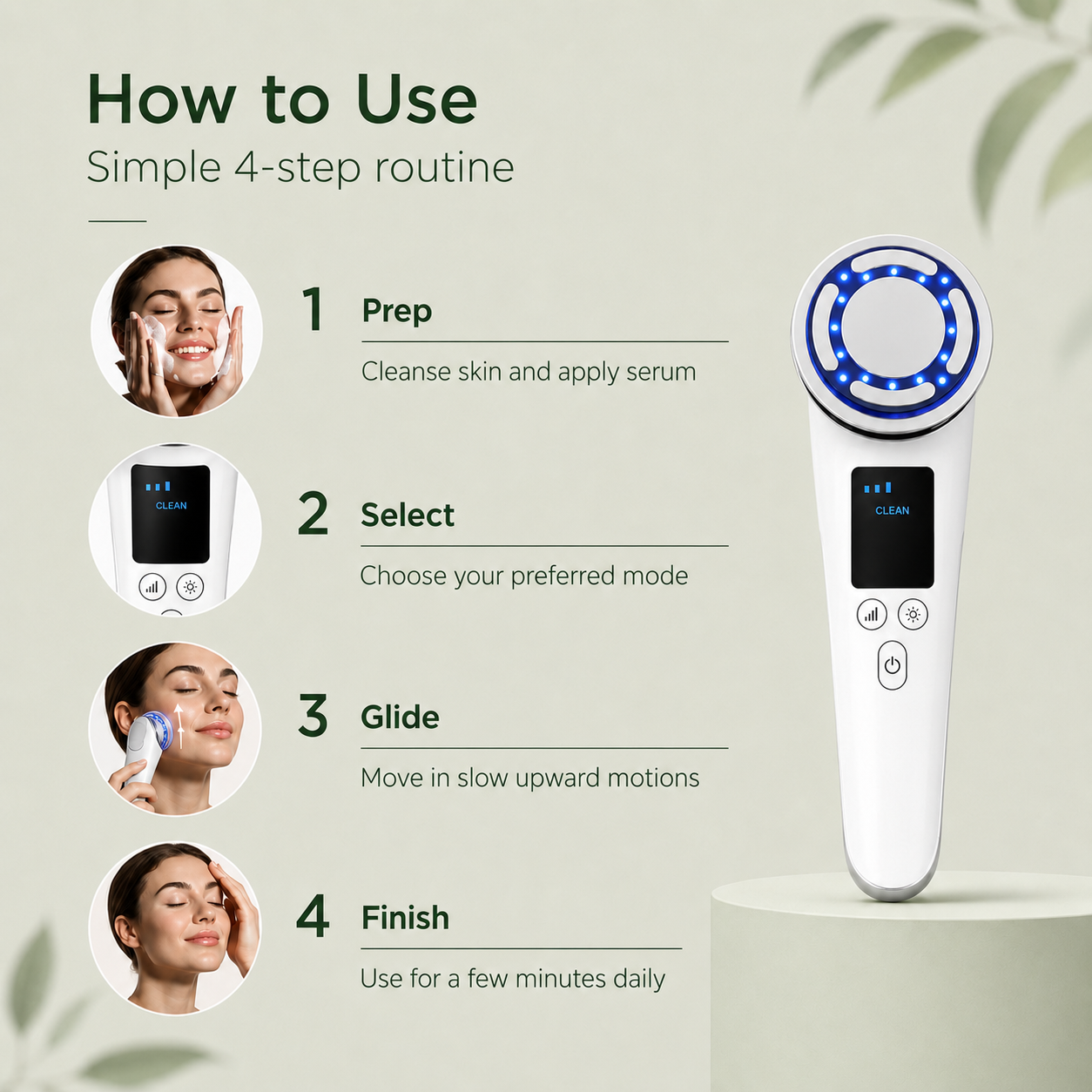 Hot & Cold Pulse Beauty Device