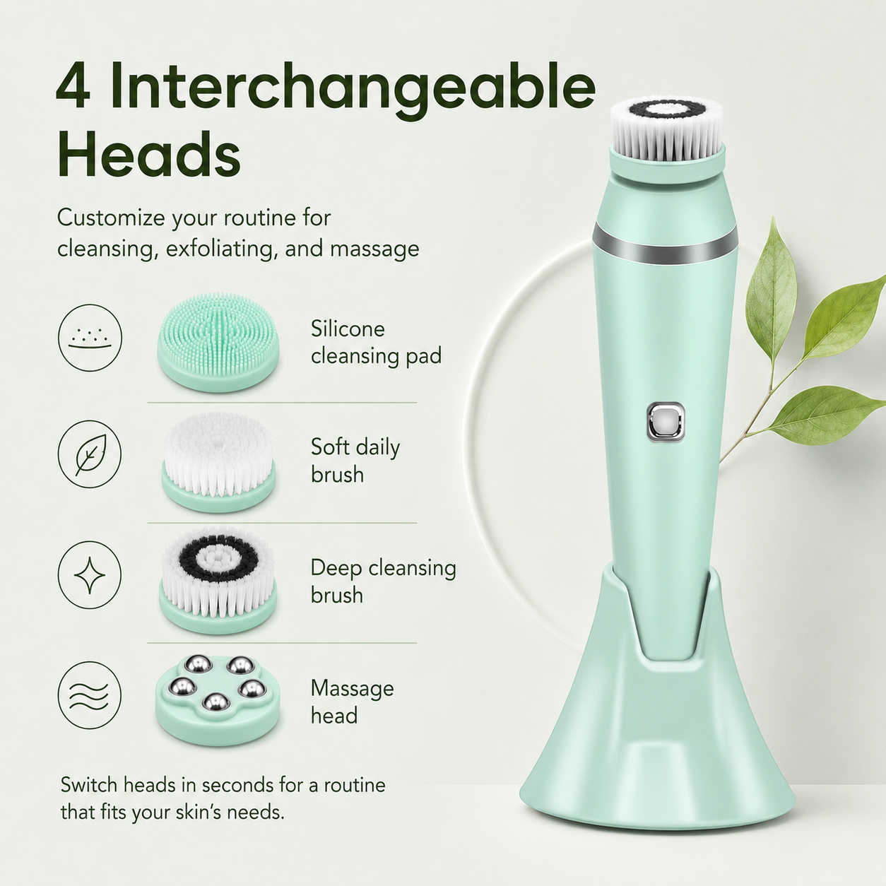 Cleaning massager