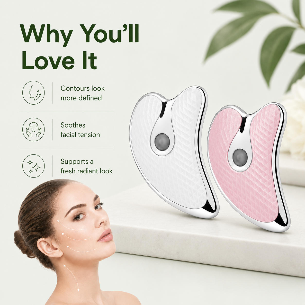 Massageador facial