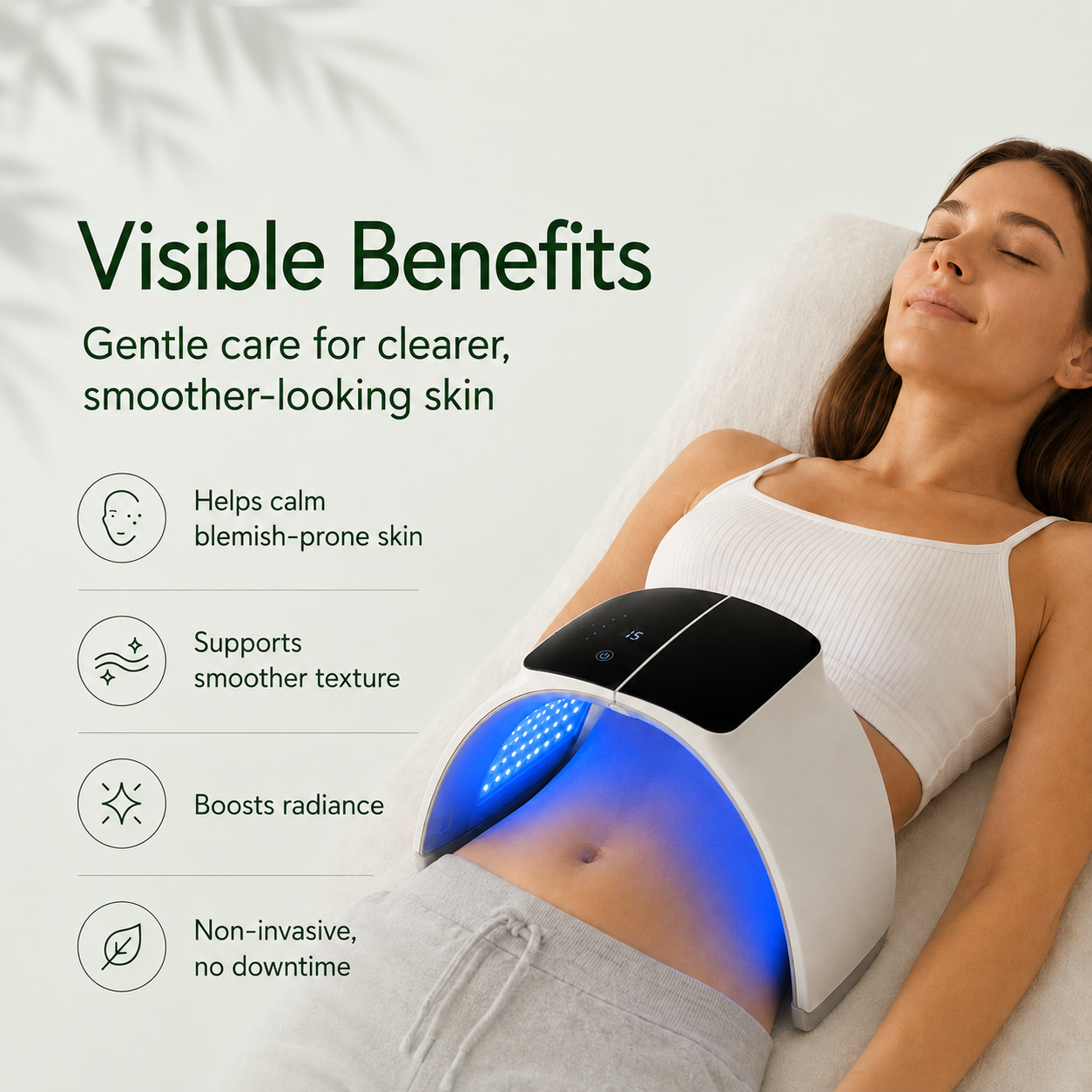 Lámpara ultravioleta para la cara