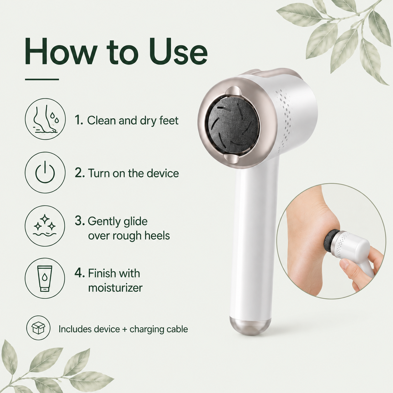 Electric Pumice for Skin Renewal