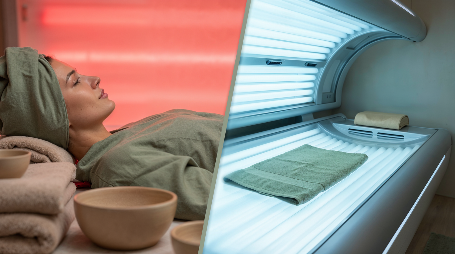 Red Light Therapy vs Tanning Bed: Key Differences Explained
