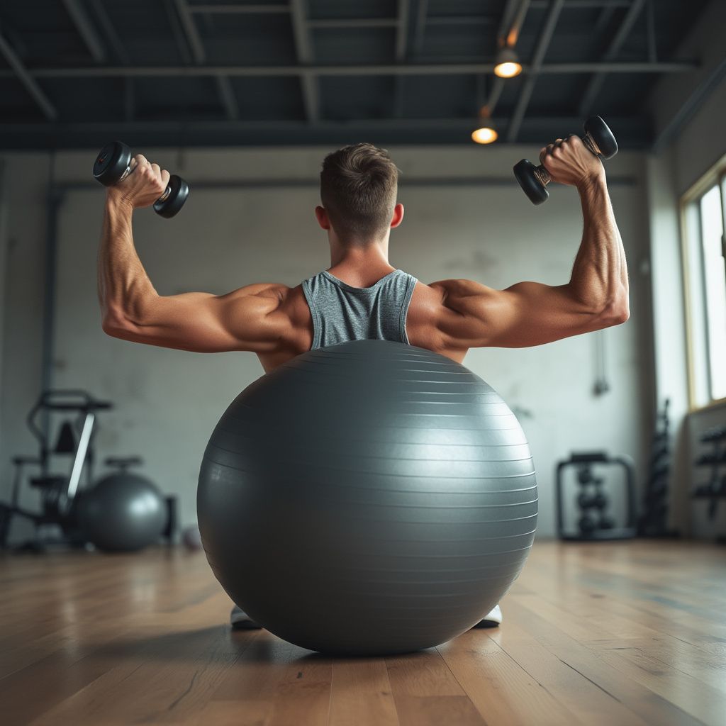 How do therapy balls work and what skills can they improve?