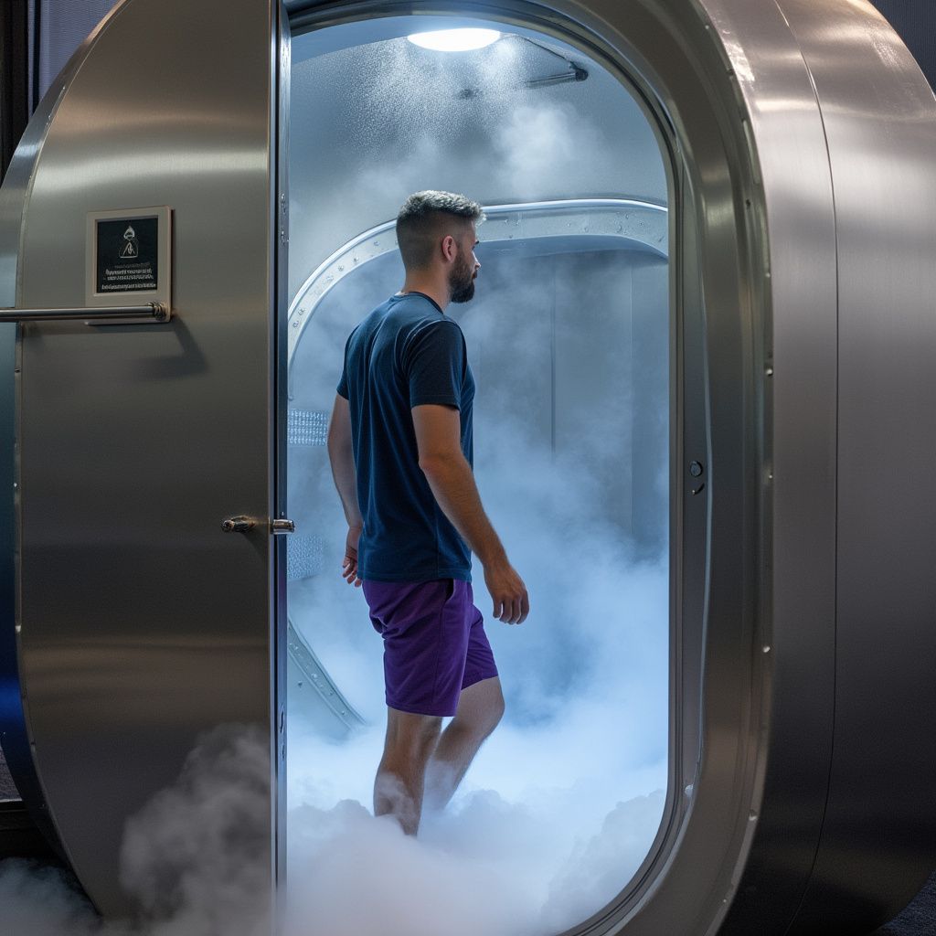 How does a cryogenic therapy machine work and who is it good for?