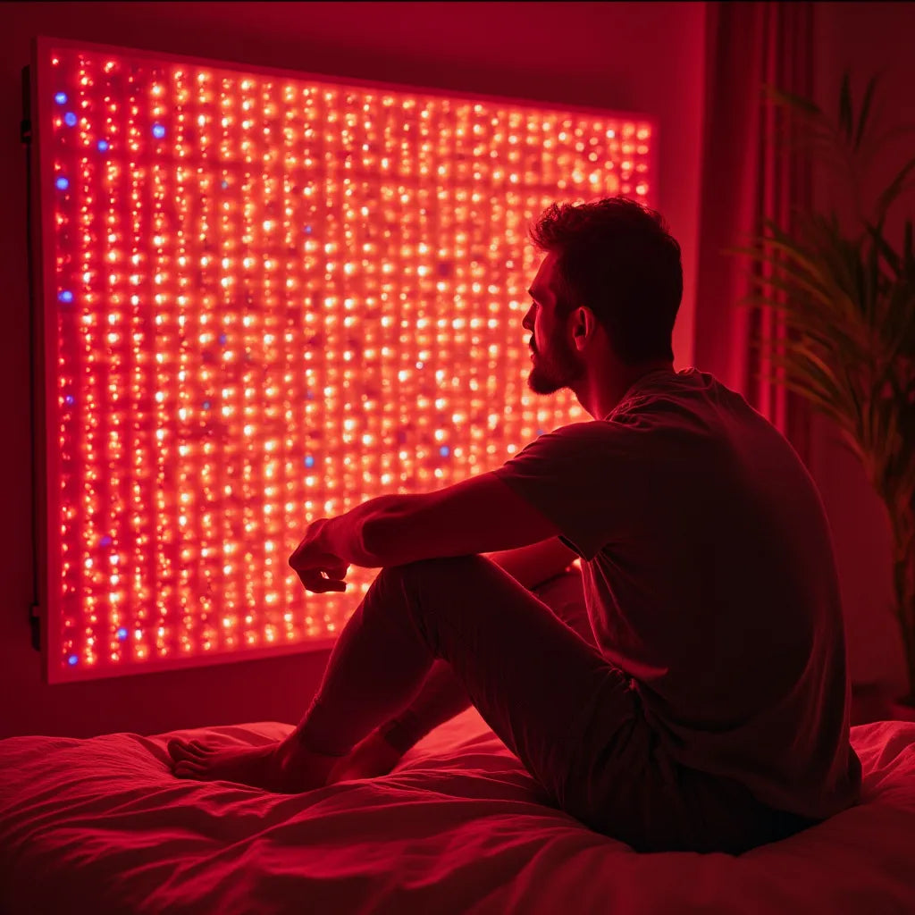 How often should you use a red light therapy panel at home?