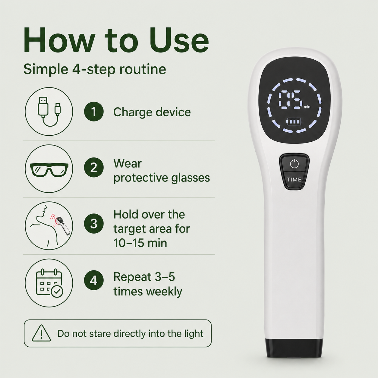 Home Laser Therapy Device (Handheld)