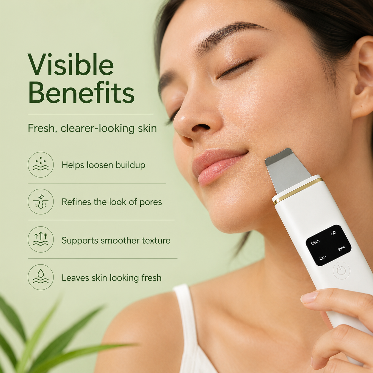 Ultrasonic facial cleanser