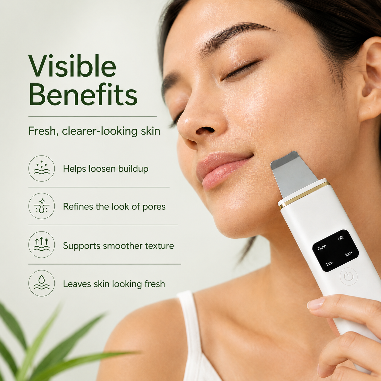 Ultrasonic facial cleanser