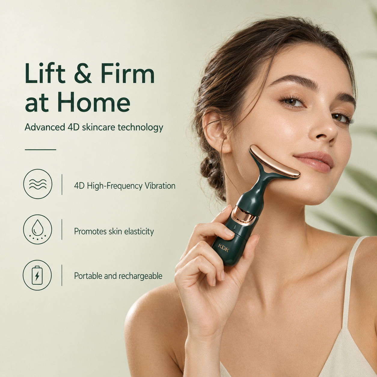TrophySkin LiftMD – 4D Multifunctional Facial Lifting & Essence Infusion Device
