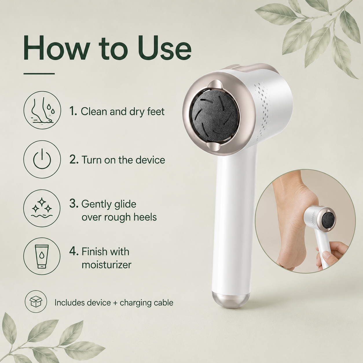 Electric Pumice for Skin Renewal