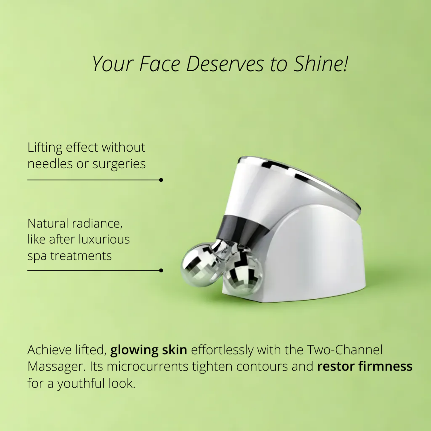 Two-channel massager